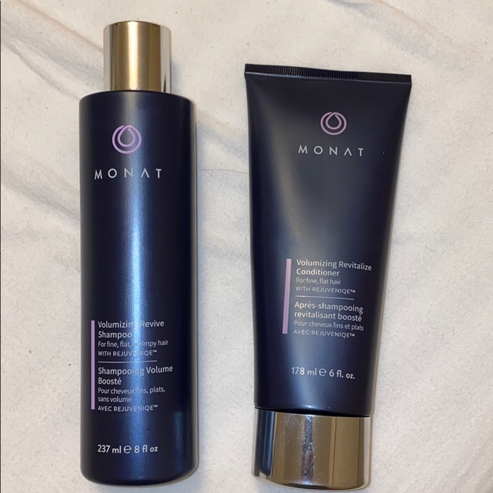 Monat shampoo and conditioner